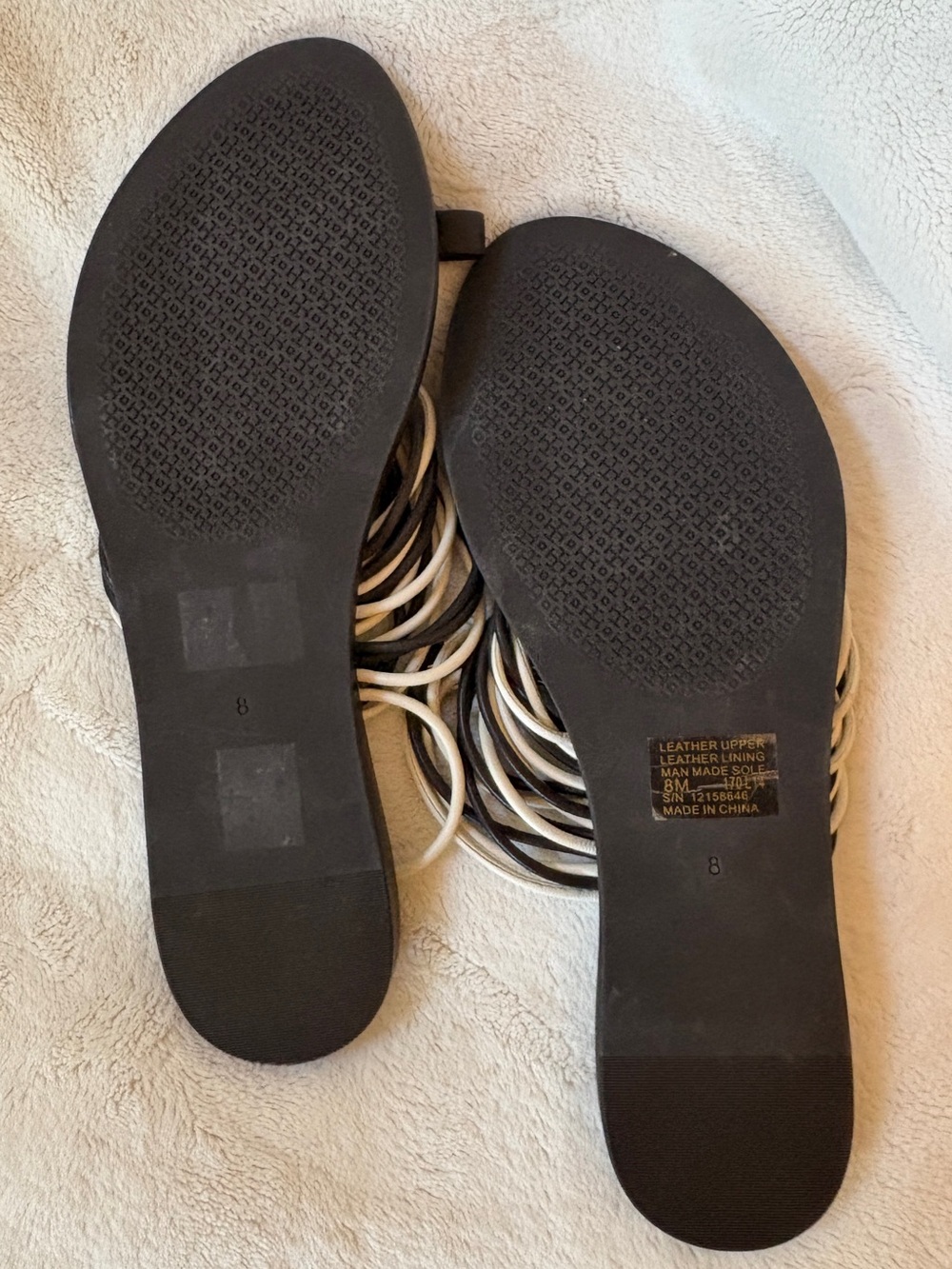 Tory Burch Women’s Minnan Strappy Sandals Flats Size 8 - Picture 5 of 8